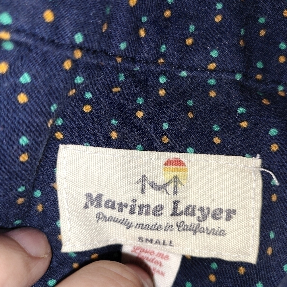 Marine Layer Women's Blue Shirt dress size S - Picture 7 of 8